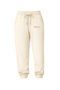 Cream Sweat Trouser