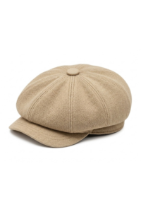 Cream News Cap