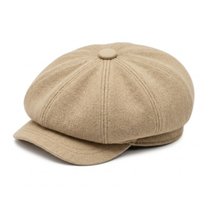 Cream News Cap