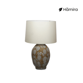Rosalie White Brown Table Lamp