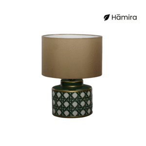 Ruth Grey Gold Table Lamp