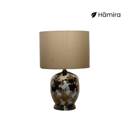 Ansel White Gold Table Lamp
