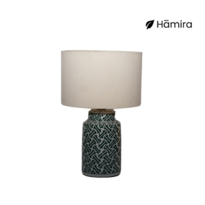 The table lamp Edith White Gray.