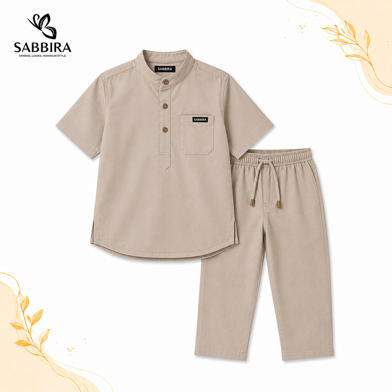Ibrahim Kids Set Outfit