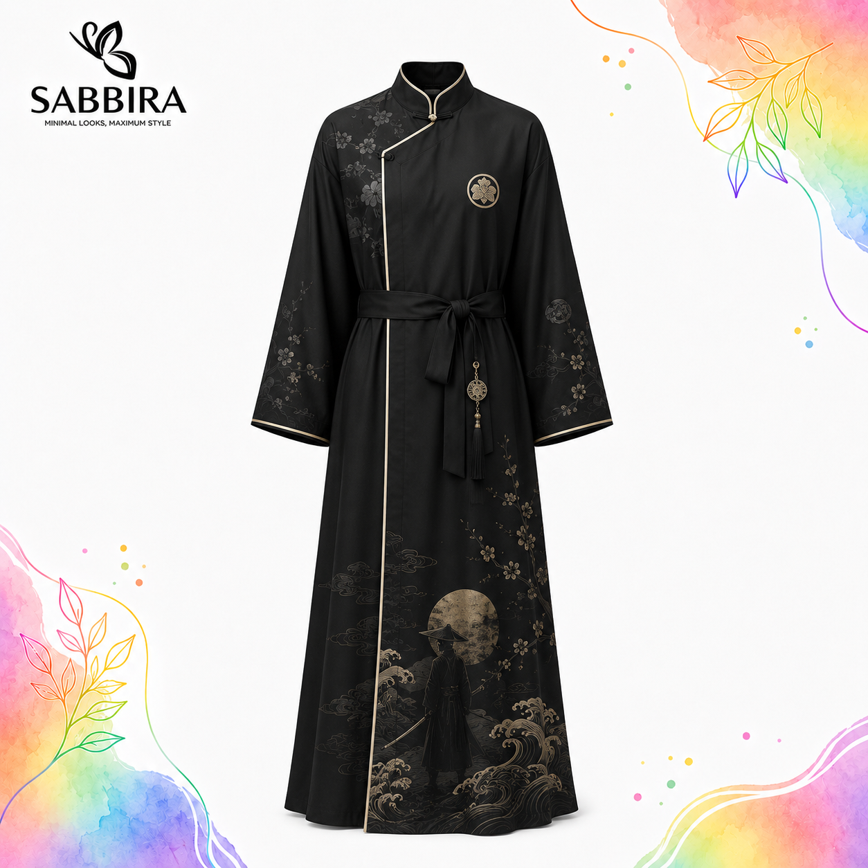 [LIMITED] Haruto Noir Thobe – Sabbira Japanese Collection