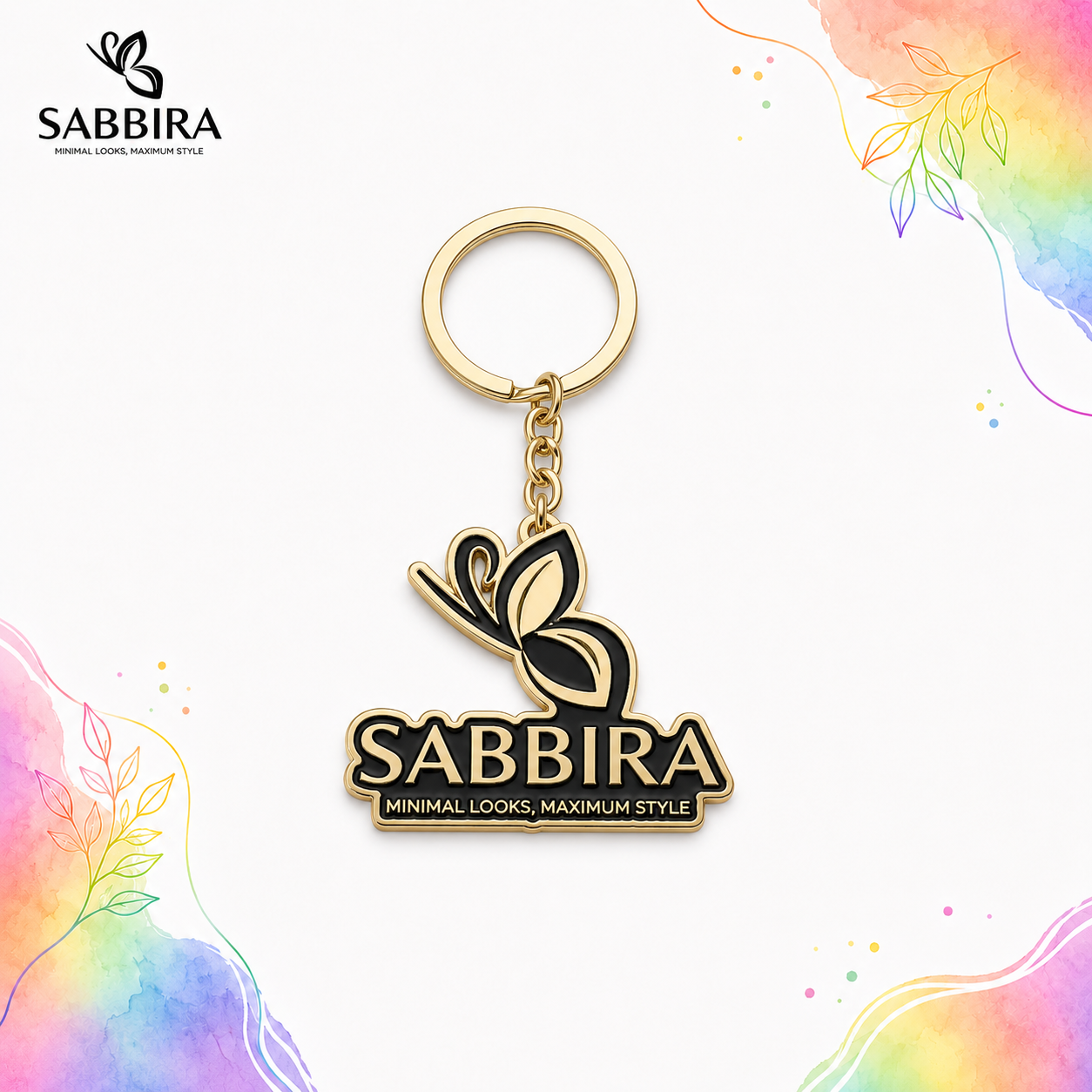 [LIMITED] Sabbira Signature Logo Keychain