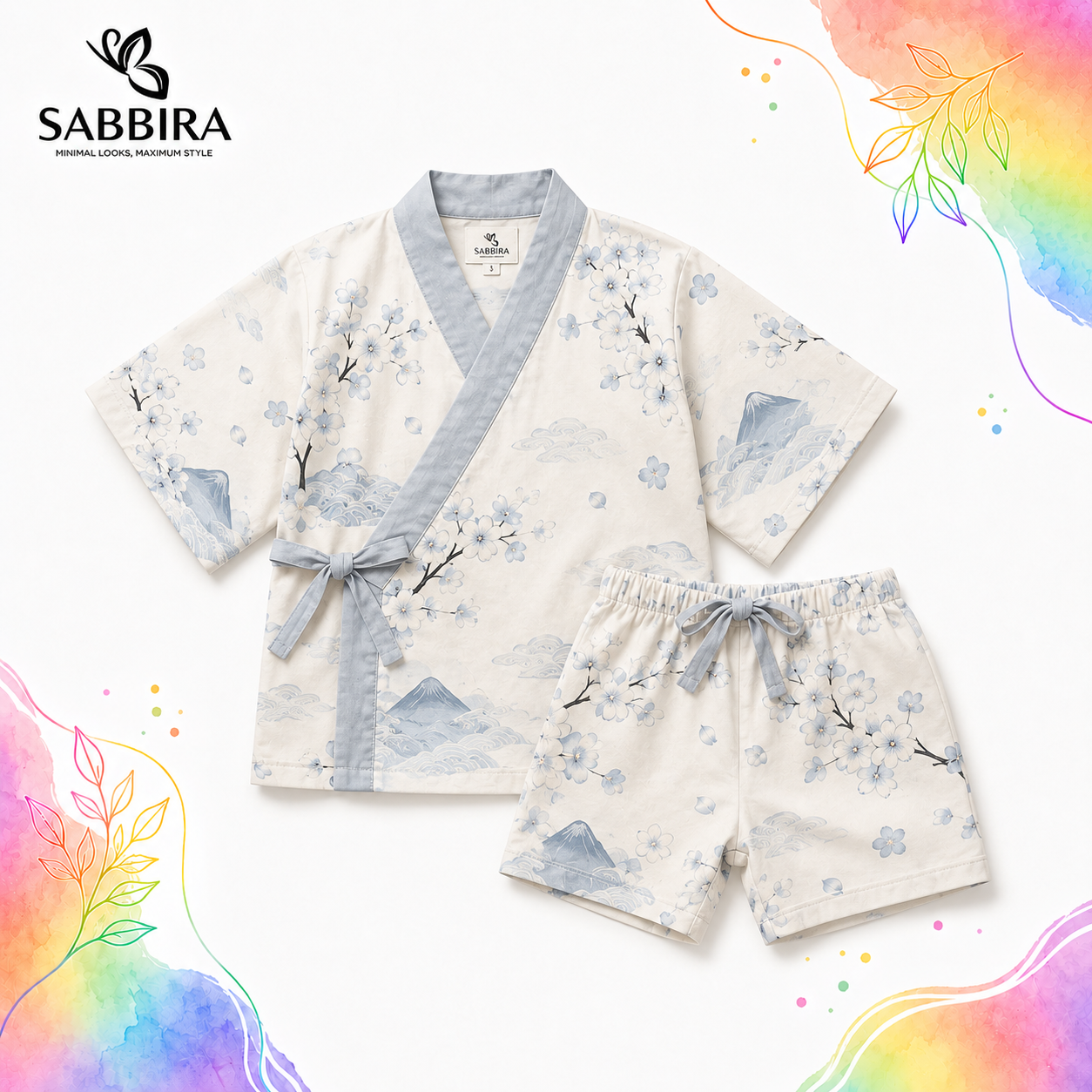 [LIMITED] Yuki Kids Yukata Set – Sabbira Japanese Collection