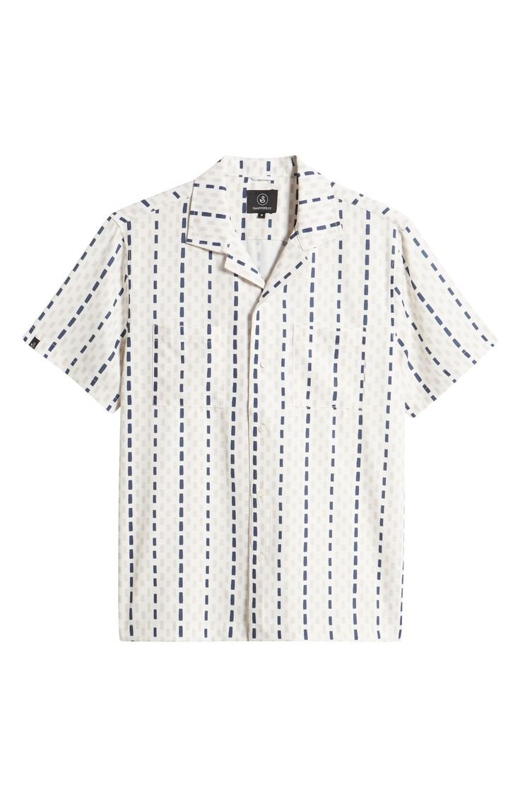Seersucker Pocket Sport Shirt