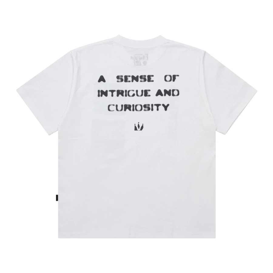 Screamous Kaos T-Shirt BOXY FIT 16s ENIGMATIC APEX LED GEO WHITE